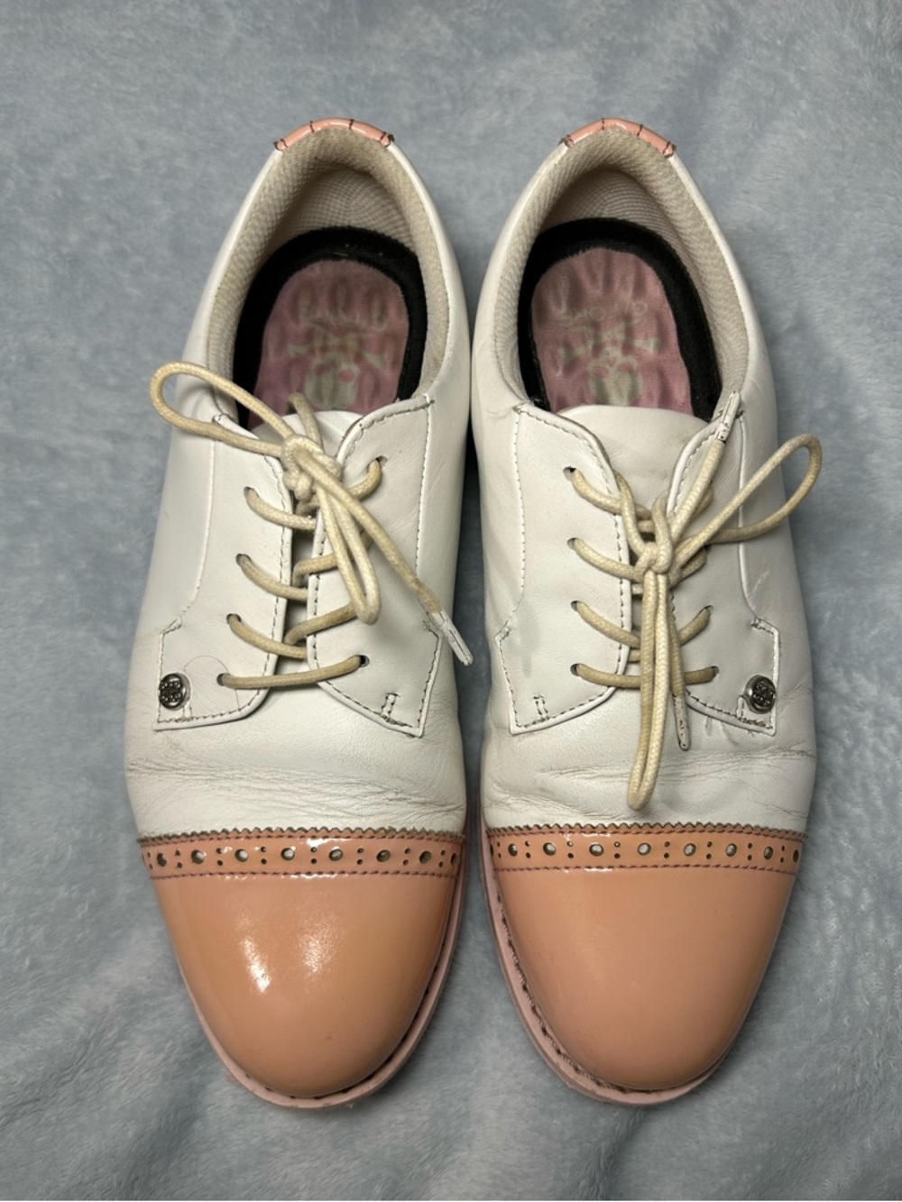 G/Fore Gallivanter Womens Size 8 Golf Shoes White Pink